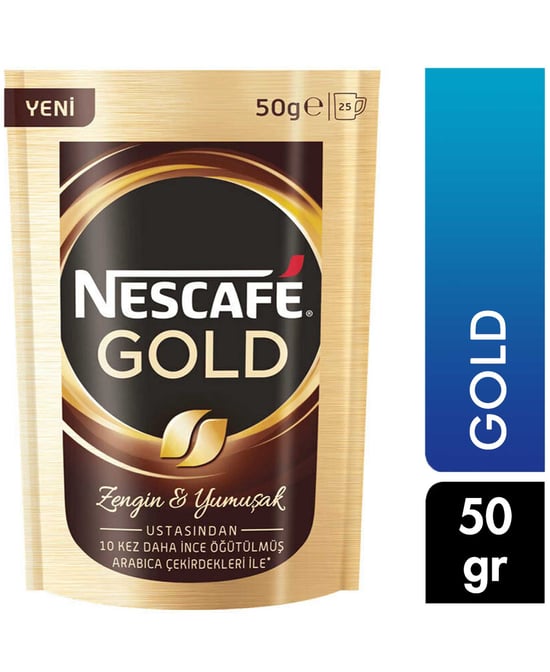 Nescafe Gold Çözünebilir Kahve 50 Gr