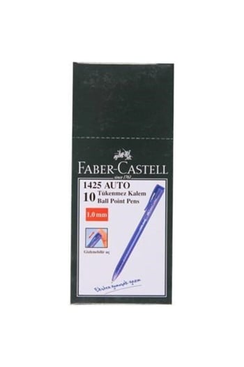Faber-castell 1425 Auto Tükenmez Mavi 10'lu Kutu