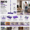 İ21-018 Mandallı Yüzey Temizlik Palet Mop (m.fiber Paspas & Yedekli) (duvar Silme Mop) (metal Uzayan Sap=70-107cm& 360°)