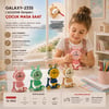 Galaxy-2335 ( Scooter Tavşan ) Çocuk Masa Saat ( Kalem Açacaklı ) ( Plastik Kasa Renkli )