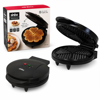 Sinbo Ssm-2595 ( Döküm ) Belçika Waffle Makinesi ( Elektrikli ) ( 5 Waffle ) ( Yapışmaz Yüzey ) ( 850w )