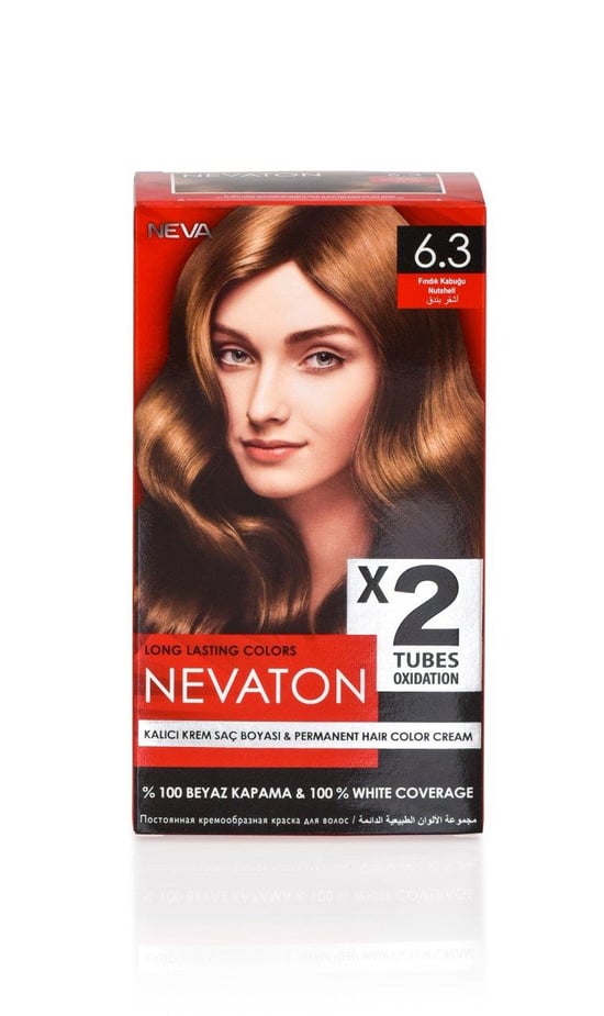 Nevaton 2 Li Saç Boyası 6.3 Fındık Kabuğu