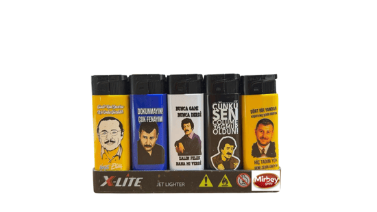 X-lite Baskılı Resimli Figürlü Çakmak *50 Pcs