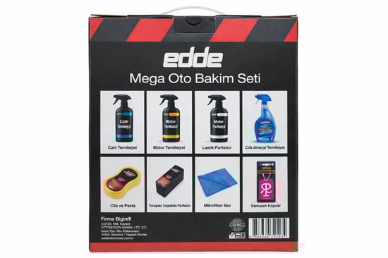 Edde Araç Bakım 9 Lu Mega Kutulu Set