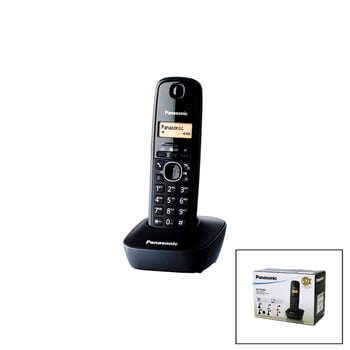 Panasonic Kx-tg1611 (siyah & Oval) (dijital) (kablosuz & Telsiz) Telefon (arayan No Görme) (50 Hafıza) (10no Tekrar Arama)