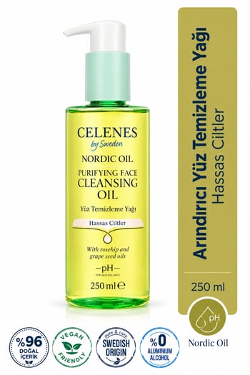 Nordic Oil Arındırıcı Yüz Temizleme Yağı Hassas Ciltler