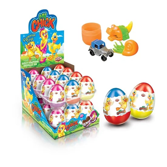 Anl My Chick 25 Gr Sütlü ve Oyuncaklı Sürpiz Yumurta