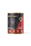 Petlook Konserve Köpek Maması  Yetişkin Sığır Etli, Parça Etli 415 GR