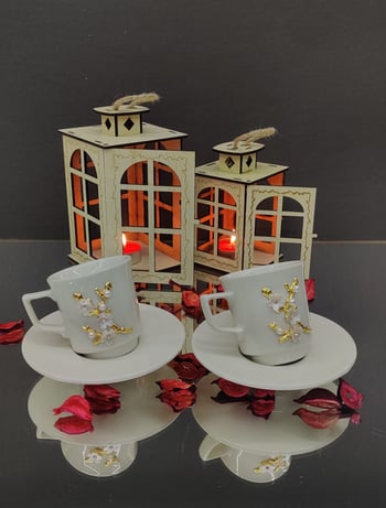 Kirlinova Bahar Dalı Kahve Fincanı - 2 Li