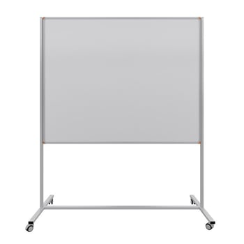 Emaye Yüzey Mobil Yazı Tahtası 120x120cm Beyaz