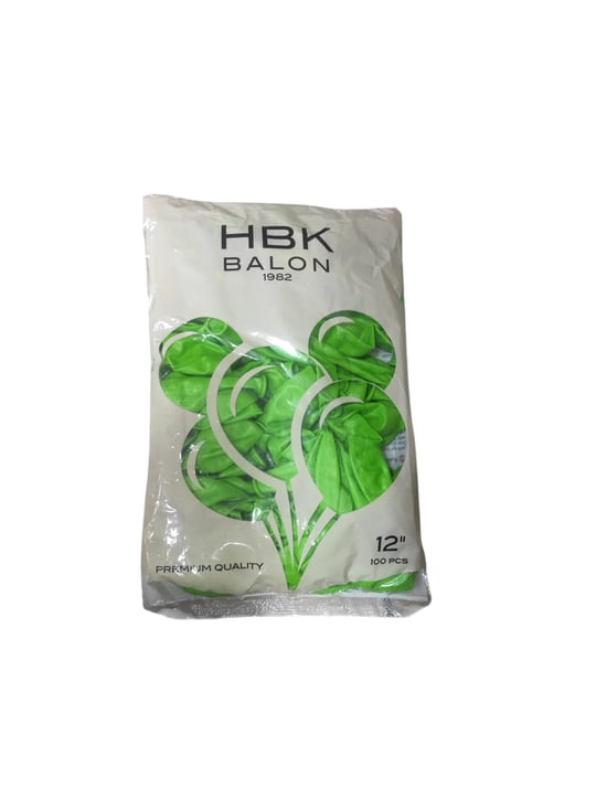 Hbk Pastel Açık Yeşil Balon 100 Adetli