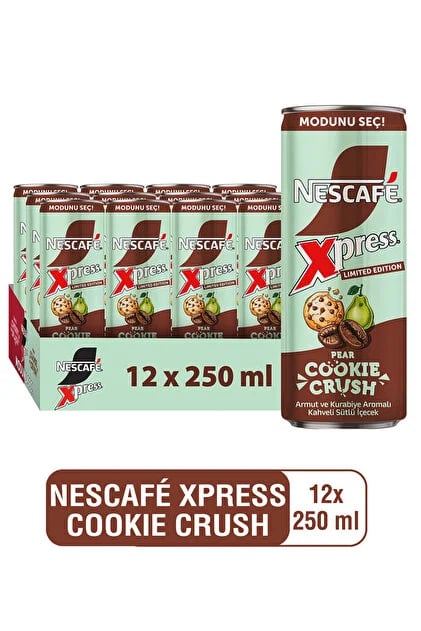 Nescafe Nescafé Xpress Pear Cookie Crush 12 X 250 Ml