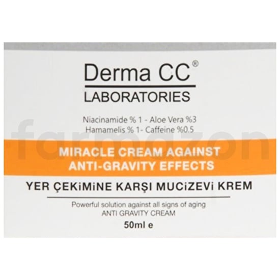 Derma Cc Yer Çekimine Karşı Ve Kırışıklık Karşıtı Yüz Kremi 50 Ml