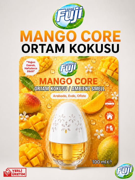 Ilgaz Fuji Mango Kokulu Dekoratif Ortam Kokusu 100 Ml | Mango Core Kalıcı Kavanoz Koku