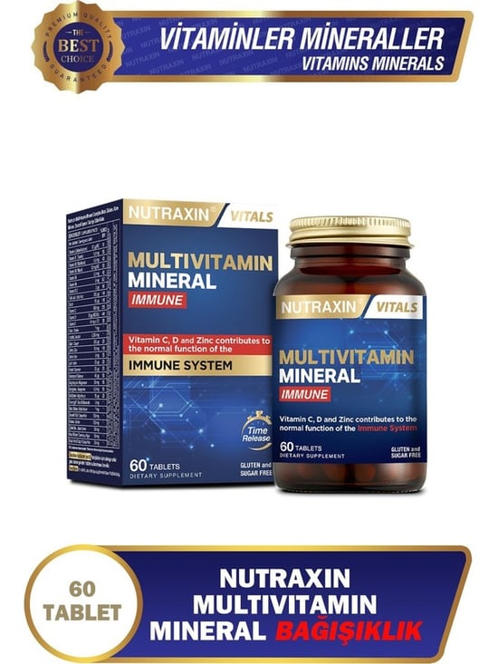 Nutraxın Multıvıt Complex Immun 60tblt 3174