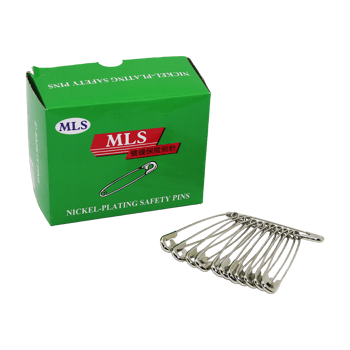 Mls Nickel-plating Safety Pins ( No-8# ) Çengelli İğne (12pcs X 12li =144pcs=paket)