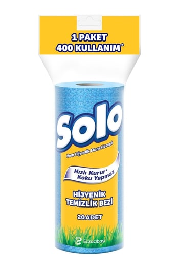 Hijyenik Temizlik Bezi (İç adet 20 Li) (Kokusuz ve Hızla Kuruyan)