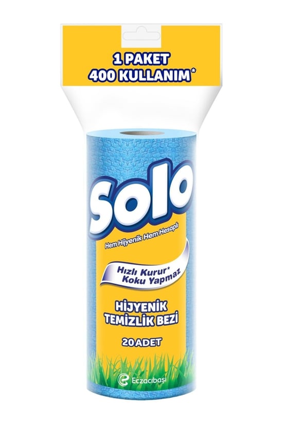 Hijyenik Temizlik Bezi (İç adet 20 Li) (Kokusuz ve Hızla Kuruyan)