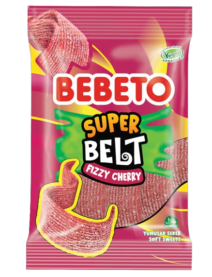 Bebeto Super Belt Vişne 135 Gr Licorice