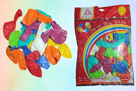 Hagiki Renkli 10 A Balon