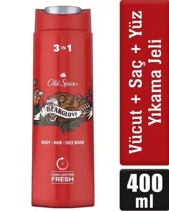 Old Spice Bearglove Duş Jeli ve Şampuan 400 ml