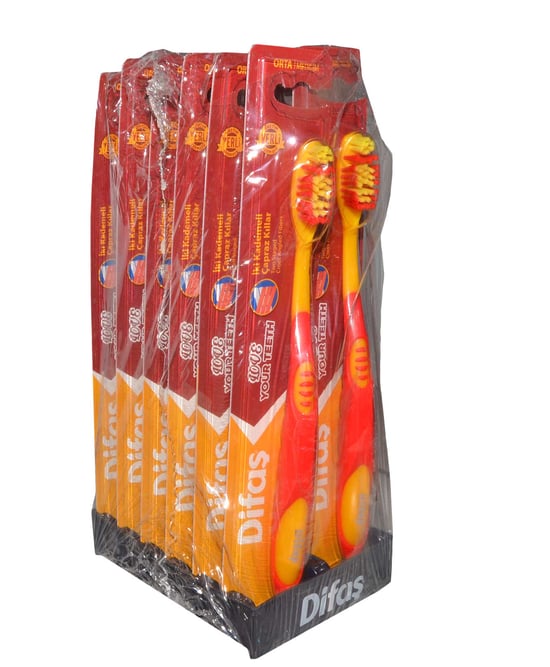 Difaş Diş Fırçası Taraftar Gs 12'li Paket Orta