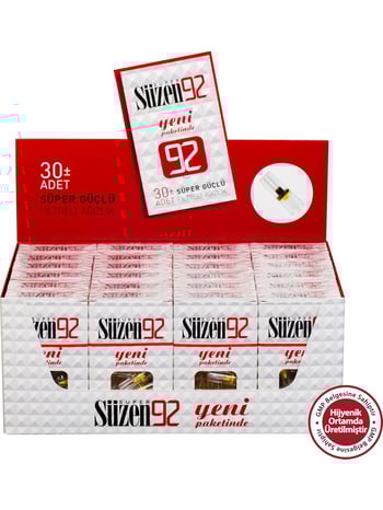 süzen, süzen 92, sigara filtresi, sigara ağızlığı, filtre ağızlık,