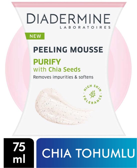 Diadermine Chia Tohumlu Arındırıcı Köpük Peeling 75 ml