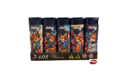 Xlite Jet Kabartma Baskılı Çakmak*50-9025