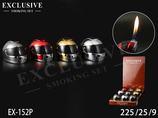 Exclusıve 152 Motor Kaskı Çakmak 9 Lu