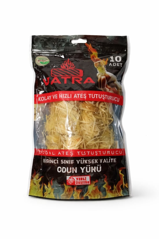 Vatra Odun Yünü Kolay ve Hızlı Ateş Tutuşturucu %100