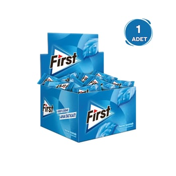 First Sakız 200'lü Paket Nane Aromalı Şekersiz Tatlandırıcılı