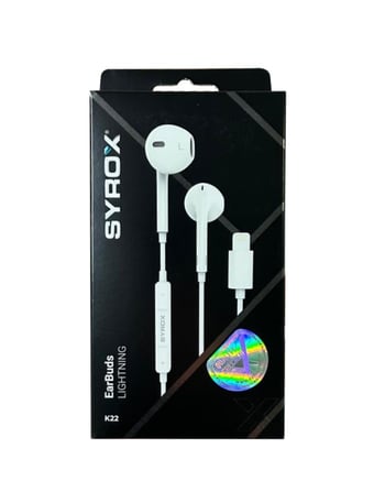 SYROX K22 KULAKLIK LİGHTNİNG MİKROFONLU