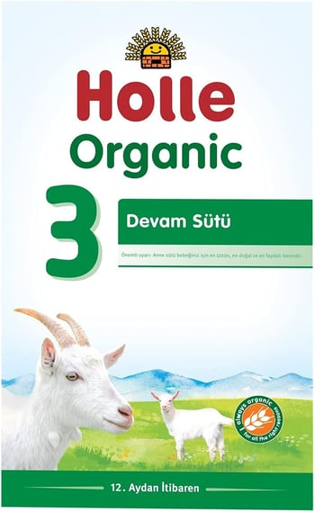 Holle Organik 3 Keçi Sütü 400 Gr 12+ Ay