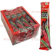 Bebeto Sour Stıcks Strawberry Yumuşak Şeker 30gr
