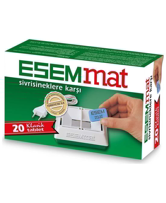 ESEMmat Sivrisinek Kovucu 20 Tablet