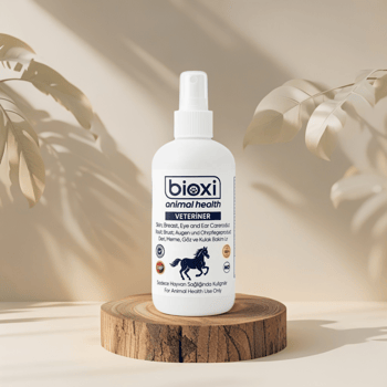Bioxi®animal Health Atlar için 5in1 Bakım Spreyi|ağız,göz,kulak,deri ve Yara Arındırıcı Solüsyon,250ml