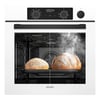 Simfer 8245 0+10 Fonksiyon Steam Master Buharlı Ankastre Fırın Beyaz Cam Dijital