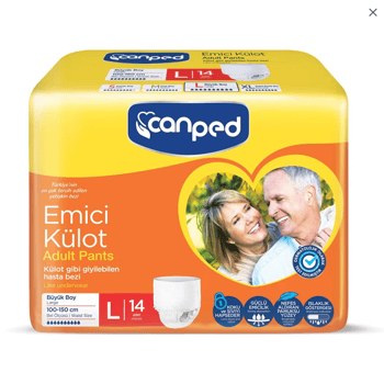 Canped Emıcı Kulot Large 14'lu A.pants