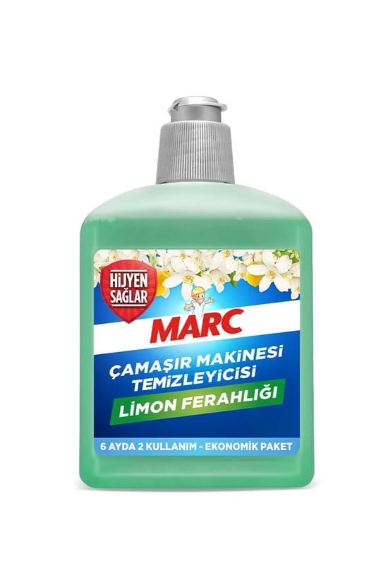 Marc Çamaşır Makinesi Temizleyici 250 ml x 2'li Paket Limon Ferahlığı