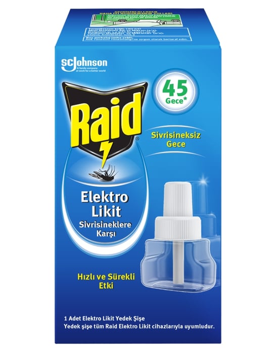 Raid Elektro Likit 45 Gece Yedek