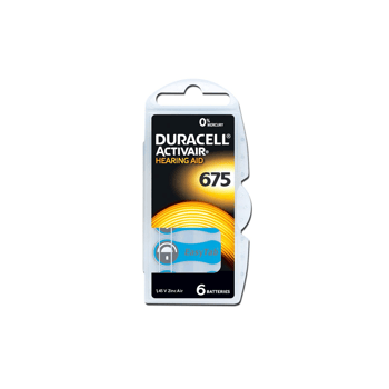Duracell ( 675 ) ( 6pcs ) İşitme Cihaz Kulak Pili