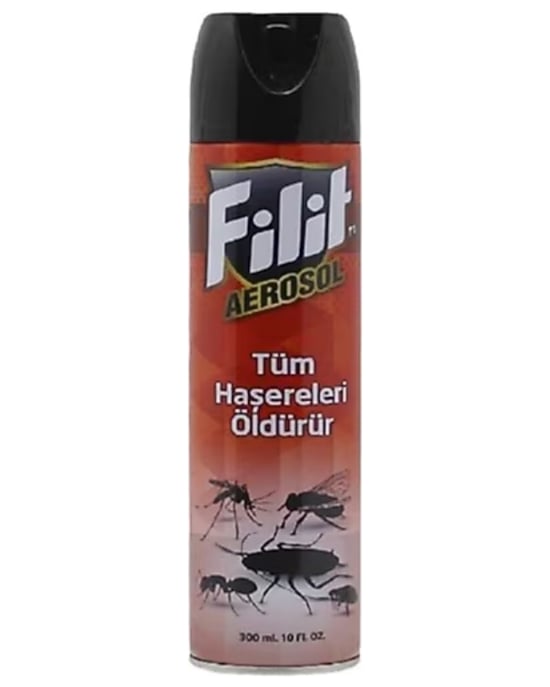 Filit Aerosol Hamamböceği ve Karasineklere Karşı Etkili Çözüm Böcek Kovucu 300