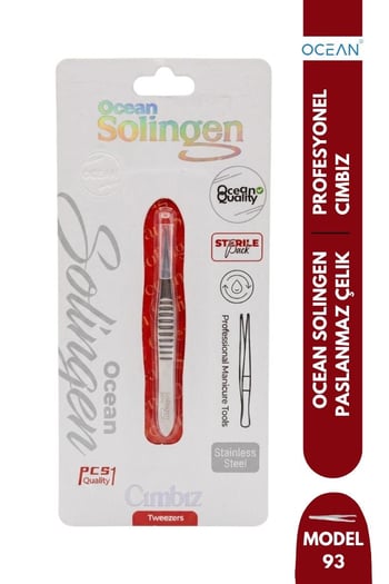 Ocean Solingen Cımbız Metal Çok İnce Uçlu Asu-93