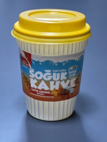 Gold Cup Karamel Aromalı Soğuk Kahve