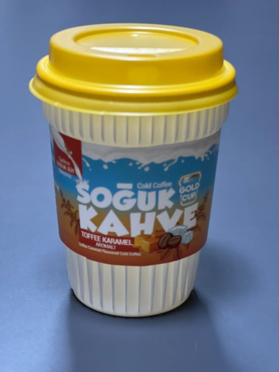 Gold Cup Karamel Aromalı Soğuk Kahve