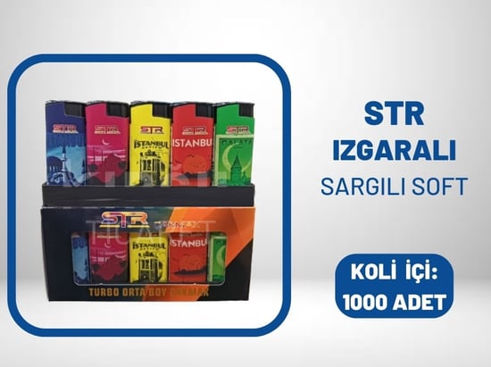 Str Dolumlu İzgaralı Jet Çakmak (İstanbul)