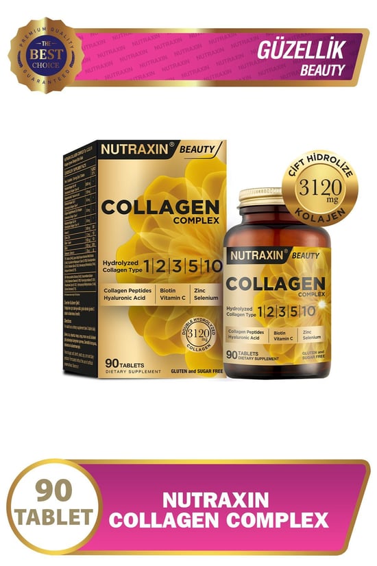 Nutraxin Collagen Complex Tip 1-2-3-5-10 90 Tablet