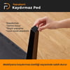 Furndiy Kendinden Yapışkanlı Yuvarlak Kaydırmaz 20 Mm Siyah 50 Parça