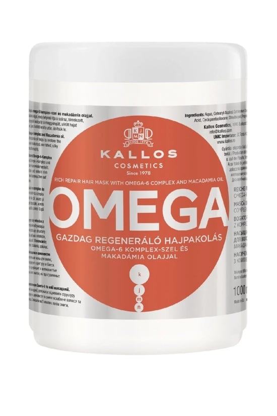 Kallos Omega Rich Onarıcı Saç Maskesi 1000ml